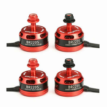 4X Racerstar Racing Edition 2205 BR2205 2300KV 2-4S Brushless Motor For QAV250 ZMR250 RC Drone FPV R