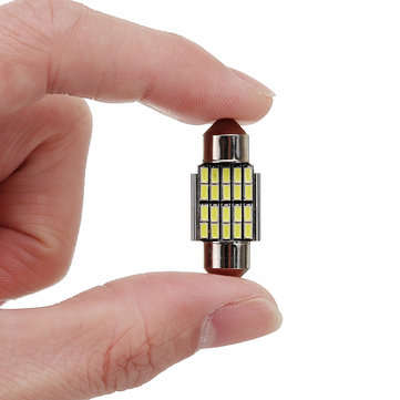 30mm Festoon 3014 Chip LED Dome Lights Interior Map Reading Bulb 12V 2.3W 6000-6500K White