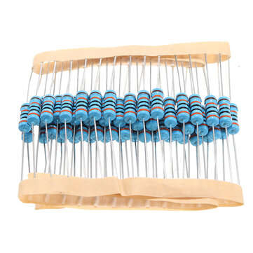 50pcs 1W 300KR Metal Film Resistor 1% 300K ohm Resistance