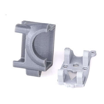 Flywoo Mr.Croc TPU 3D Printed Protection Mount for DJI OSMO Action Mount 30~... (COLOR.: TITANIUM)