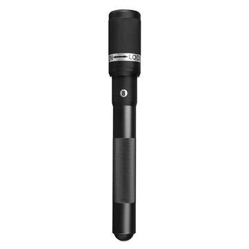 12 Inch Aluminum Pool Cue Long Stick Extension Push on Telescopic Snooker Billiar... (COLOR.: BLACK)