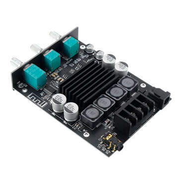 ZK-1002T 100W*2 High and Bass Adjustment bluetooth 5.0 Audio Power Amplifier Board Module Subwoofer