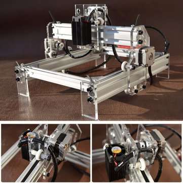 CNC2017 500mw 3 Motors Mini Desktop Laser Engraving Engraver Machine Kit DIY Cutter Carver Printer
