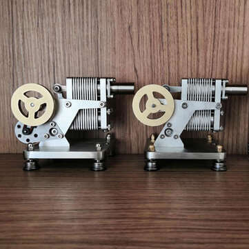 SH-015 Stirling Engine Kit Full Metal with Mini Generator Steam Science Educational Engine Model Toy
