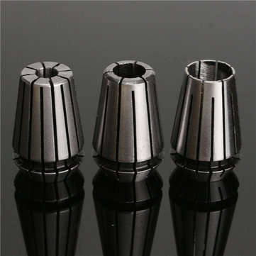 3pcs ER20 3-12mm Spring Collet Set 1/8-1/2 Inch Chuck Collet for CNC Milling Lathe Tool