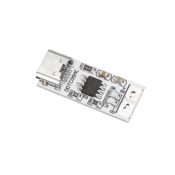 DDTC05MC Type-C USB 5V to 4.35V Li-ion Li-Po Lithium Battery Charger Module for 3.8V 18650 Cell Phon