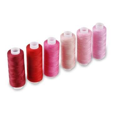 250 Yard Spools 60 Colors Polyester Sewing Thread Reel Machine Hand Cord Tools Set