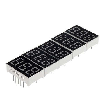 5Pcs 3361BS 0.36 inch LED Digital Tube Three-digit Common Anode Bright Red Light