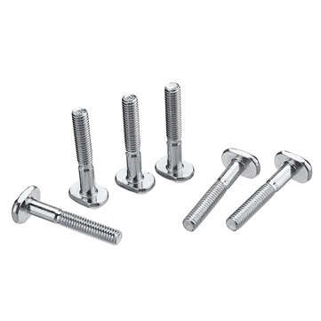 Drillpro 10pcs M6x40mm T-Nut T Sliding Screws For  30 Series Miter Track Woodworking Tool