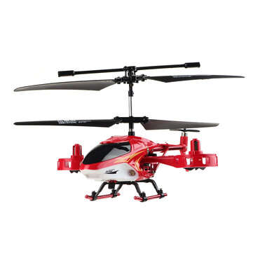 4.5CH Electric RC Helicopter RTF One-key Side Fly One-k... (VERSION: ALTITUDEHOLD4.5CH | COLOR: RED)