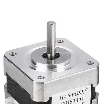 HANPOSE 17HS3401 34mm Nema 17 Stepper Motor 42 Motor 42BYGH 1.3A 28N.cm 4-lead for CNC 3D Printer