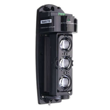 250M Alarm Triple Beam Photoelectric Infrared LED Detector Home Garden Security System Transmiter +