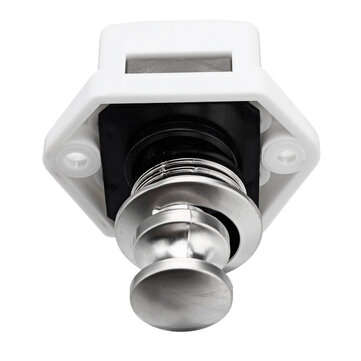 10Pcs Push Button Drawer Cupboard Door Catch Lock Caravan Rv Cabinet Latch Knobs