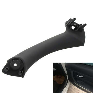 1PCS Right Black Inner Door Handle Trim Cover For BMW E90 3 Series Sedan Wagon