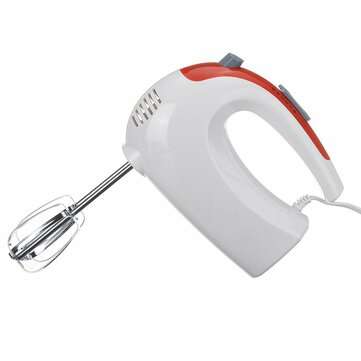 Electric Egg Beater 200W Hand Mixer Stainless Steel Whisk Milk Cooking Baking for Kitchen