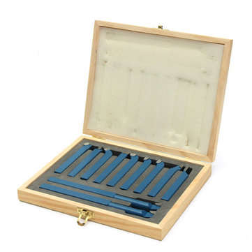 11pcs 8/10/12mm Carbide External Milling Cutting Turning Boring Tool Lathe Tool (SIZE: 8MM)