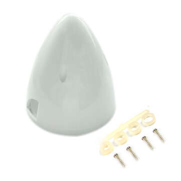 FlightModel Spinner Fairing 1.5/1.75/2/2.25/2.5/2.75/3/3.25/3.5/3.7... (INCH: 2INCH | COLOR.: WHITE)