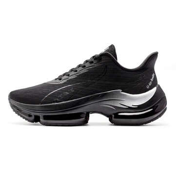 ONEMIX Running Shoes for Men Air Cushion Athletic Breathable Couple Tra... (SIZE: 47 | COLOR: BLACK)
