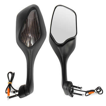 LED Motorcycle Turn Signal Rear View Mirrors For Honda CBR1000RR 1000RR 2008-2013 (COLOR.: SMOKE)