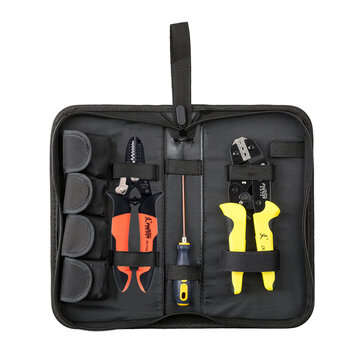 PARON Jx-d4143 Multi-functional Four-in-one Line Pressing Suit Easy Carrying Terminals Pliers Kit