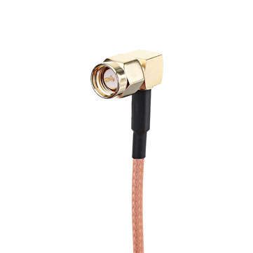 100CM SMA cable SMA Male Right Angle to SMA Female RF Coax Pigtail Cable Wire RG316 Connector Adapte