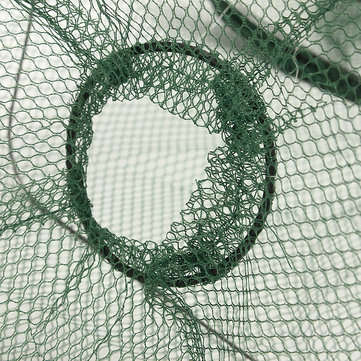 ZANLURE 22x45cm Folding Fishing Net Shrimp Crayfish Lobster Prawn Bait Mesh Trap