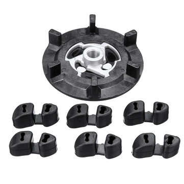 Auto Air AC Compressor Clutch Hub Rubber For 5SE09C 5SL12C 5SEU12C 6SEU14C 6SEU17C 7SE... (TYPE5: B)