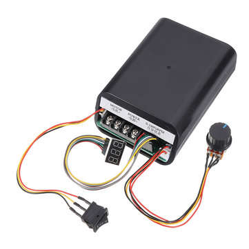 PWM DC Motor Speed Controller Max 60A CW CCW Digital Display 0~100% Adjustable Drive Module Build in