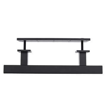 12 Inch Rustic Barn Door Handle for Sliding Door Barn Door Hardware Black Door Pull Plate Antique Lo