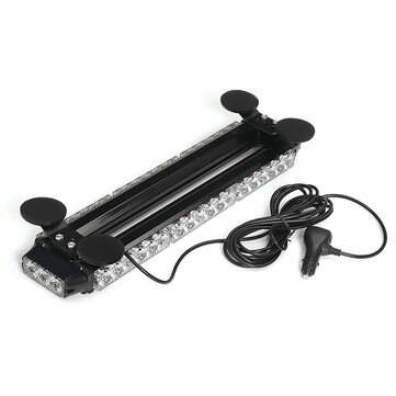 21 Inch 144W 42LED Double Side Traffic Strobe Flash Light Bar Amber Emergency Lamp Magnetic Mount 12