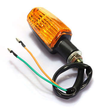 2Pcs Universal Motorcycle Motorbike Turn Signal Indicator Turning Lights Bulb Amber