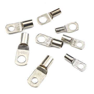 60Pcs SC Series Terminals Cable Terminals Copper Lug Ring Seal Wire Connectors Assorted Kit