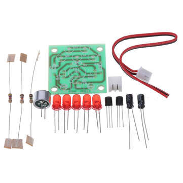 EQKIT Electronic Funny Kits Voice Control LED Melody Light DIY Kits Production Suite Small Electro