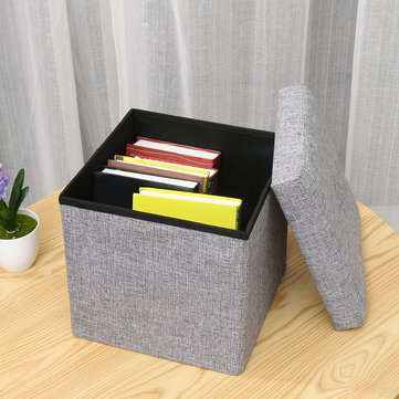 Multifunctional Foldable Fabric Storage Stool Books Toys Storage Box Small Sofa Minimalist Kid Foldi