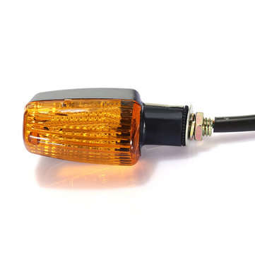 2Pcs Universal Motorcycle Motorbike Turn Signal Indicator Turning Lights Bulb Amber