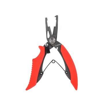 LEO 13cm Fish Grip Clamp Multifunction Fishing Pliers Portable Fishing Tools Fishing Pliers Tackle T