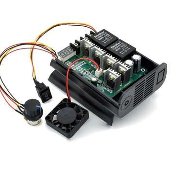 PWM DC Motor Speed Controller Max 60A CW CCW Digital Display 0~100% Adjustable Drive Module Build in
