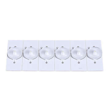 20pcs 3V SMD Lamp Beads with Optical Lens Fliter and 2M Wire for 32-65 inch LED TV Repair