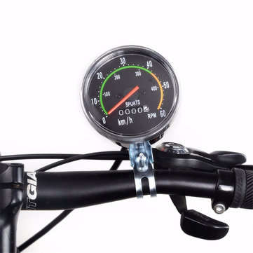 Vintage Style Bicycle Bike Speedometer Analog Mechanical Odometer With Hardware