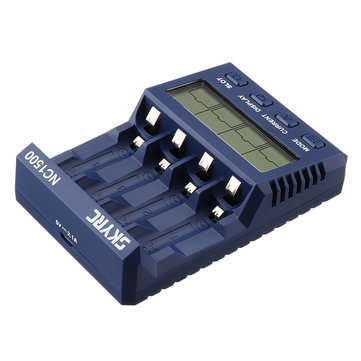 SKYRC NC1500 5V 2.1A 4 Slots LCD AA/AAA NiMH Battery Charger Discharger & Analyzer
