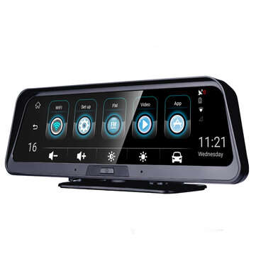 android E98 10 Inch Car DVR 4G ADAS Dash Camera Rearview Mirror Camera GPS WiFi Parking Monitor Reco