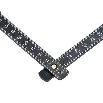 1M Slide Ten-Parts Folding Ruler Fold Up Rulers Versatile Inside Reading Carpenter Meter Measuring T