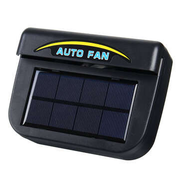 Solar Power Portable Mini Air Conditioner Car Auto Air Vent Cool Fan Conditioner