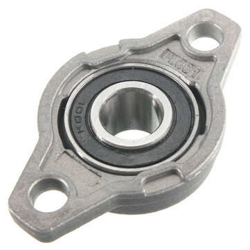 2pcs KFL001 Zinc Alloy Pillow Block Flange Ball Bearing 12mm Bore Diameter KFL Bearing