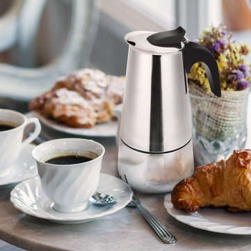 9 Cup Espresso Percolator Coffee Stovetop Maker Moka Latte Pot Stove