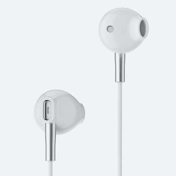 JOWAY HP61 3.5mm HI-FI Wired Control Earbuds Earphone Shallow In-ear Headphone wi... (COLOR.: WHITE)