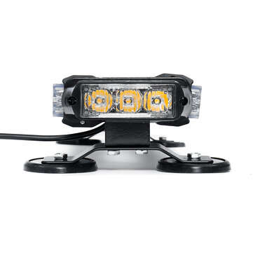 21 Inch 144W 42LED Double Side Traffic Strobe Flash Light Bar Amber Emergency Lamp Magnetic Mount 12