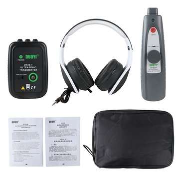 DUOYI DY26A Ultrasonic Leak Detector Tool Gas Water Leak Pressure Vacuum Probes Ultrasonic Transmitt