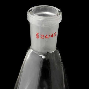 1000ml,24/40,Glass Erlenmeyer Flask,1L,Conical Bottle,Lab Chemistry Glassware