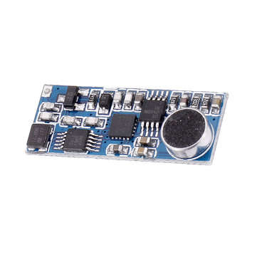 Mini FM Transmitter Module Wireless Microphone Single Channel Board 3-5V 100mW Adjustable Sensitivit